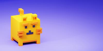Small voxel toy.